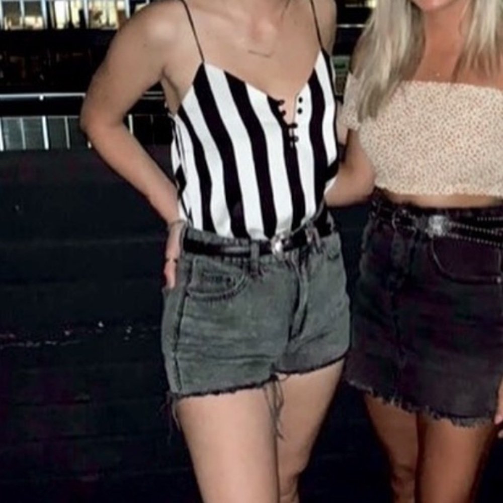 Striped Bershka Top